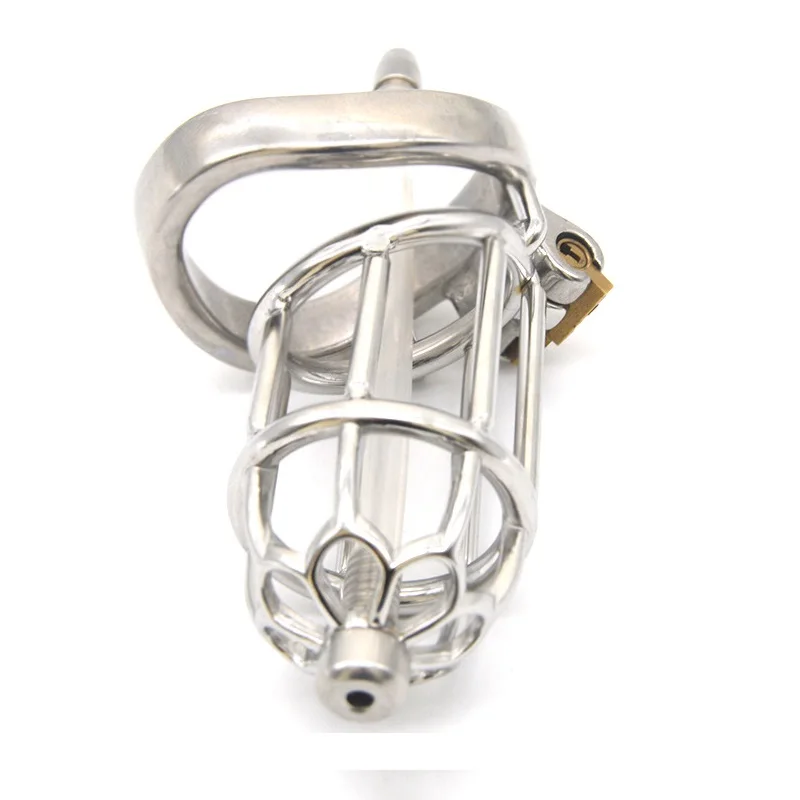 Новинка мужской пенис из нержавеющей стали клетка для пениса птица