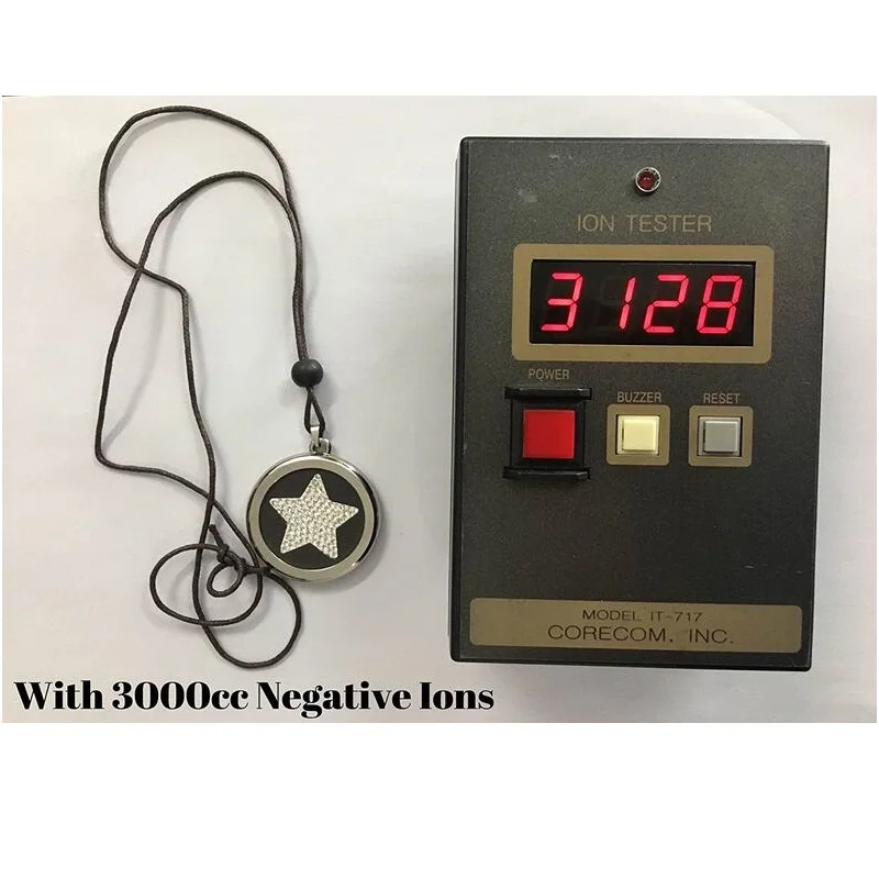 Wollet ювелирные изделия вулкан отрицательных ионов кулон из нержавеющей стали для