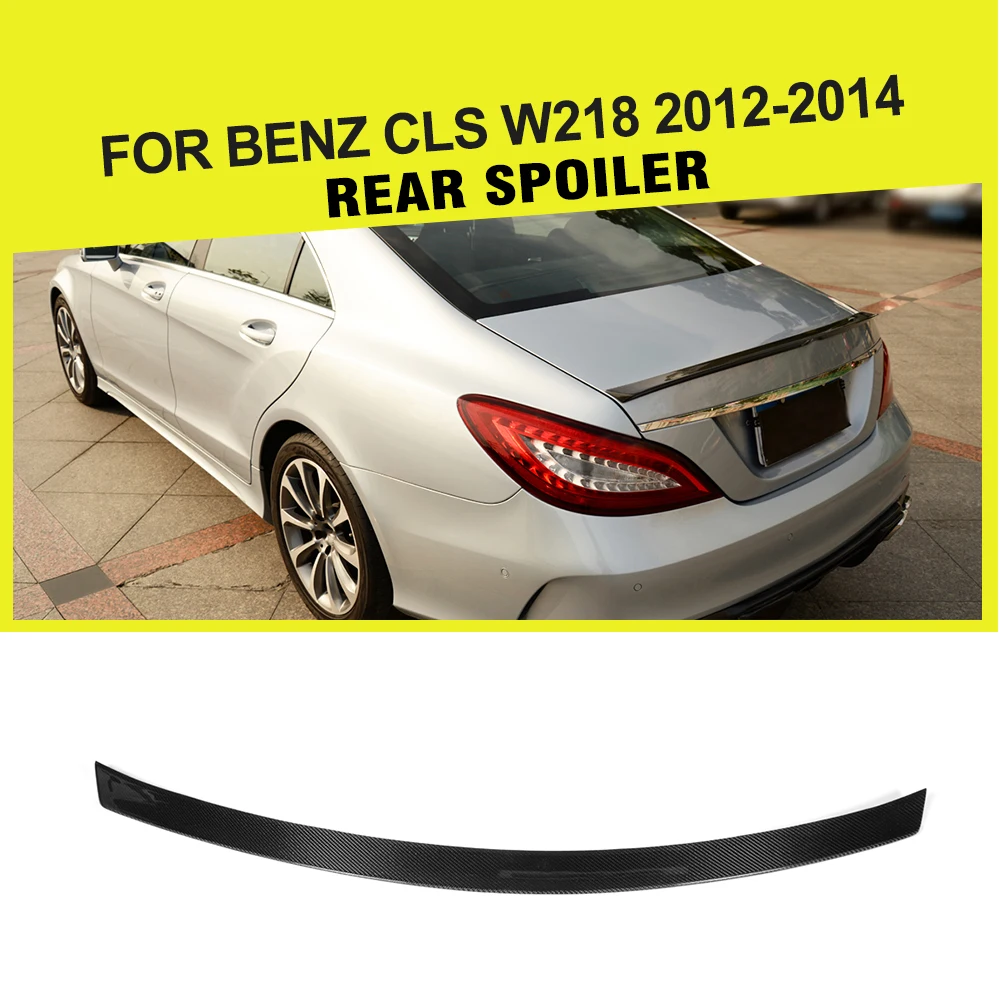 Задний спойлер багажника из углеродного волокна для Mercedes Benz CLS Class W218 Base Sport CLS63 AMG