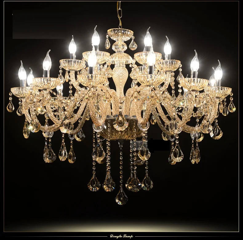 Современная люстра с освещением Современный хрустальный светильник K9 для