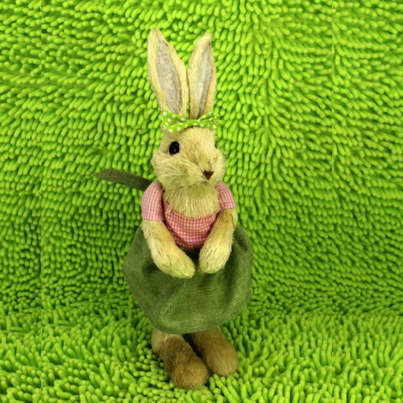 Home Decoration Accessories Handicrafts Bunny Rabbit Garden Figurines Wedding Christmas Ornaments FengShui Decor | Дом и сад