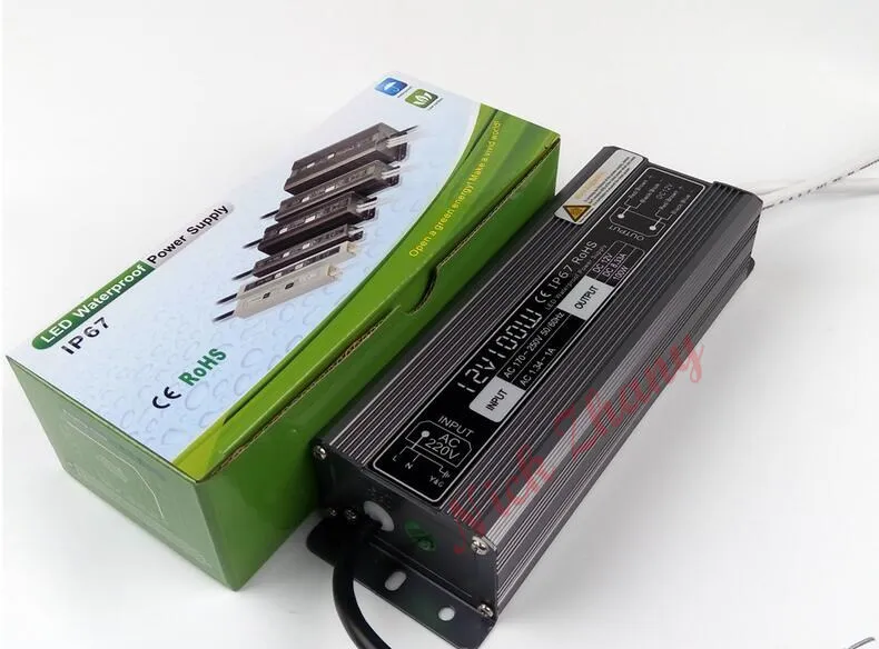 DC12V 8.33A 100 Вт алюминиевый светодиодный драйвер освещения Трансформатор AC170 260V