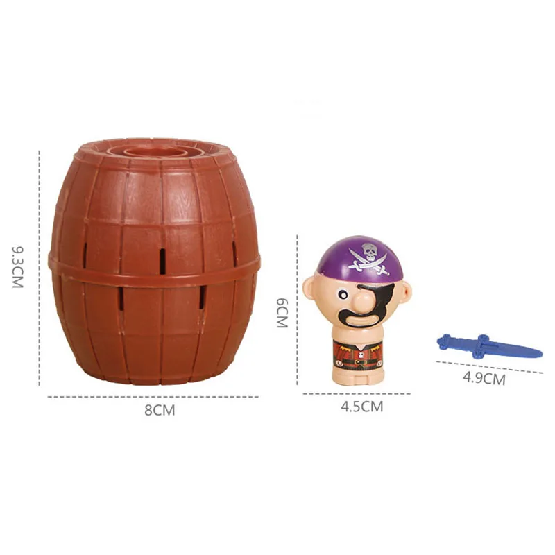 New Strange Prank Toy Wooden Barrel Gags &amp Practical Jokes Sword Game Crisis Desktop Trick Toys Pirate Bucket | Игрушки и хобби