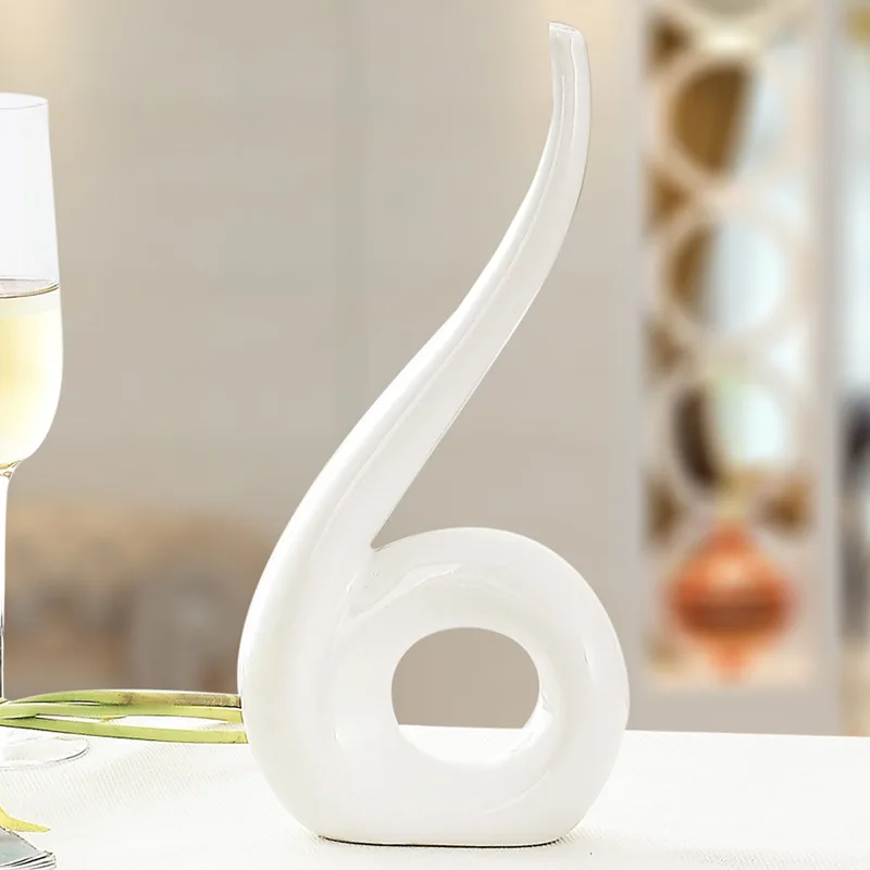 Современная черная керамическая ваза KEYBOX свадебное украшение для дома цветочный