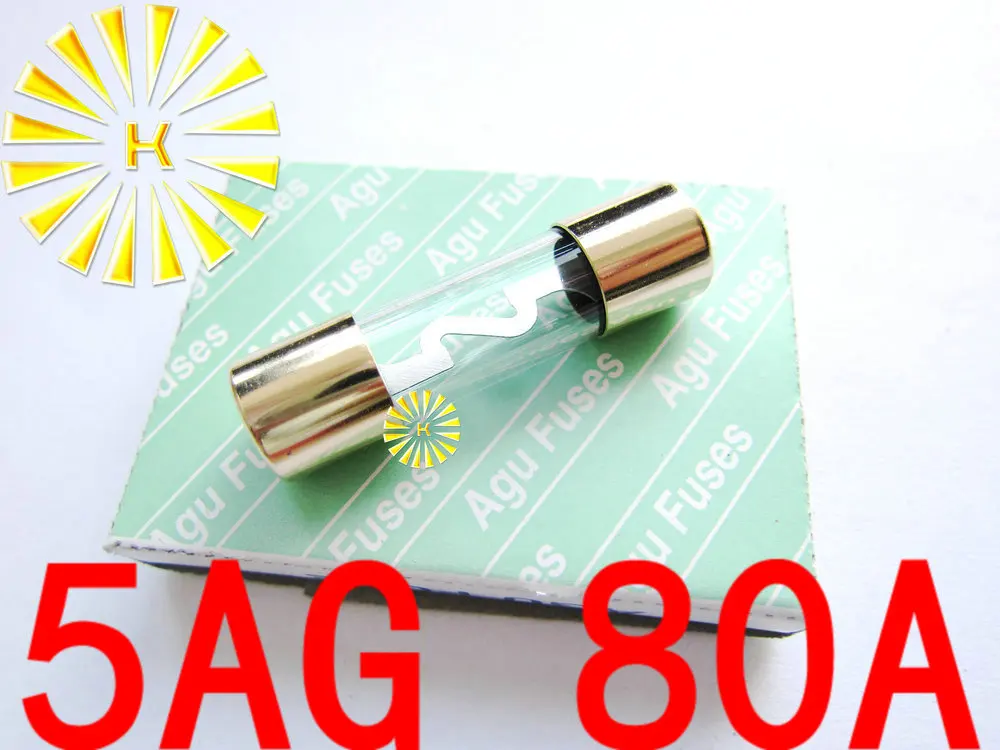 10 шт. x 5AG 10A 20A 30A 40A 50A 60A 70A 80A 100A предохранитель 10*38 мм Позолоченные предохранители AGU