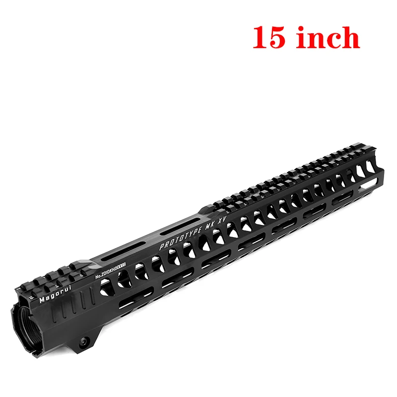 15 Inch Magorui " 10" 1" 13,5" 1" AR15 бесплатно поплавок M-LOK MK Handguard Пикатинни Handguard бесплатно поплавок Riflescope Пикатинни - Цвет: 15 Inch