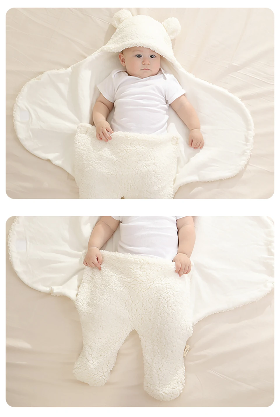 IMBABY слипы для новорожденных, банный халат, пижама, bebe, мягкие пеленки для новорожденных, хлопок, пижамы, теплые спальные принадлежности для младенцев