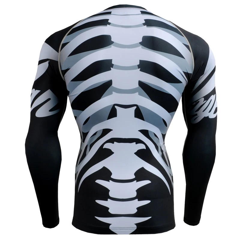 Мужчины Сжатия Фитнес Кожу Жесткой Рубашки Атлетический Слой Запуск Колготки