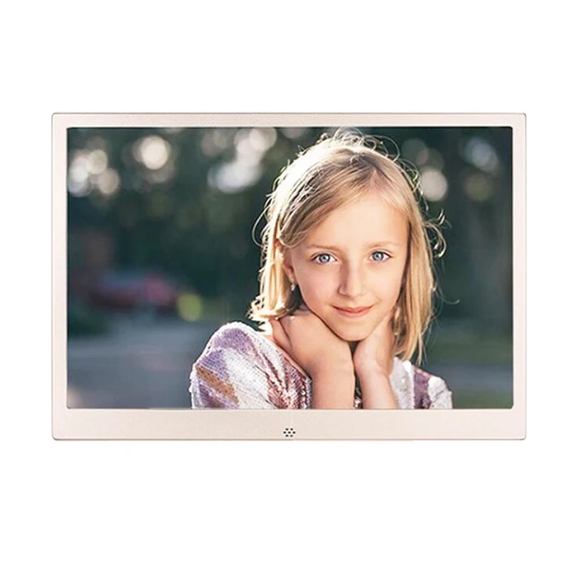 

12 inch Metal LCD Digital Photo Frame HD 1280x800 Electronic Album USB Digital Picture Music Video Player Calendar Clock