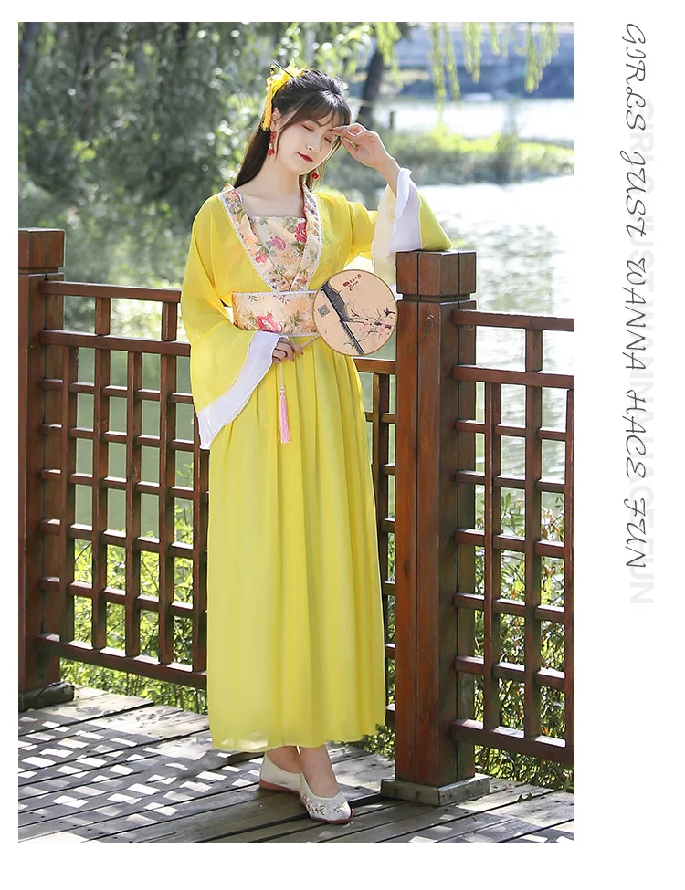 Специальное предложение Новое поступление полиэстер китайский Hanfu древний китайский костюм сказочной принцессы Tanabata