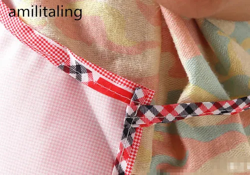 hello kitty Фартук для приготовления пищи Кухонный Фартук цветочный холст yey-K692