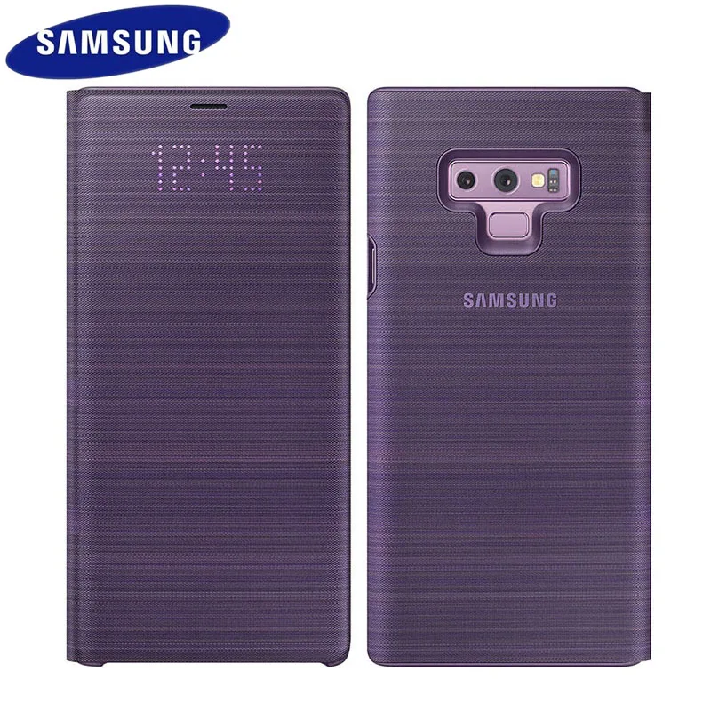 samsung Galaxy Note 9 чехол светодиодный кошелек чехол 360 милый Роскошный Кожаный противоударный чехол note9 откидная карта, карман, держатель
