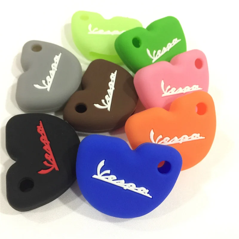 Силиконовый резиновый защитный чехол для ключей Vespa piaggio new fly gts super 300 Gilera Nexus 500 key