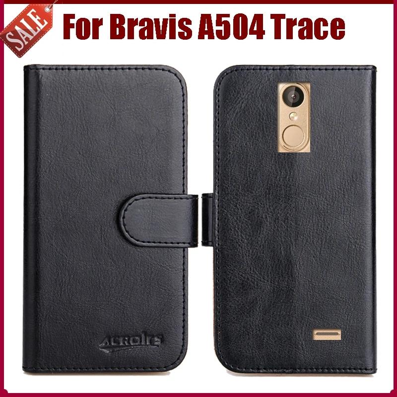 

Hot Sale! Bravis A504 Trace Case High Quality 6 Colors Flip Leather Exclusive Protective Cover For Bravis A504 Trace Case