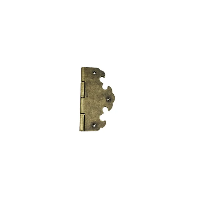 

Wholesale Brass Flower Hinge Decor Door Hinges Wooden Gift Jewelry Box Hinge Fittings for Furniture Hardware+Screw 35mm,20Pcs