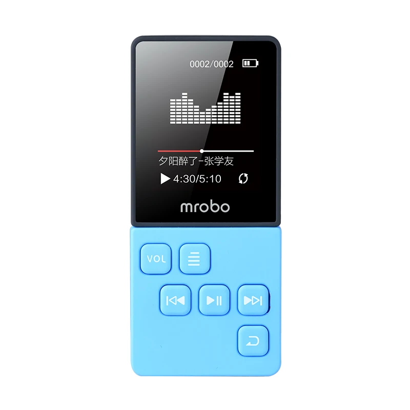 Ультратонкий MP3-плеер с цветным экраном 1 8 дюйма Встроенные динамики рекордером
