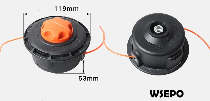 OEM Quality&ampFree Shipping! Grass Splasher Head with Strip for Universal Small Gasoline brush cutter/Hedge Trimmer/Pruner |