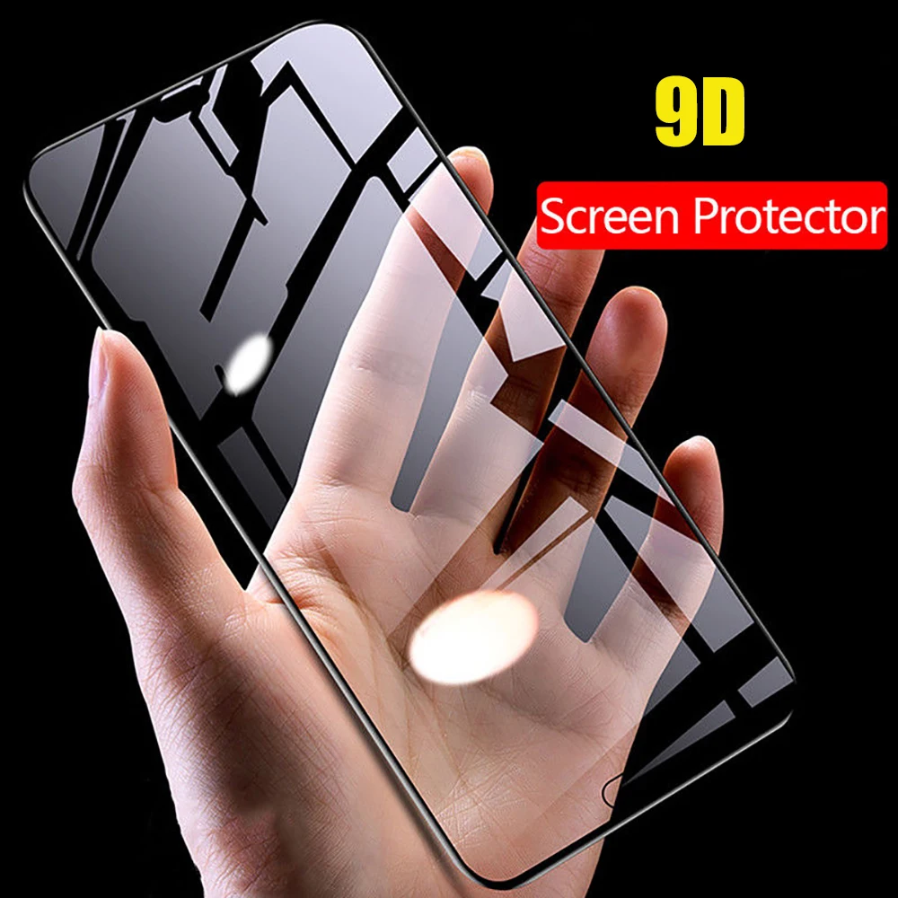 Закаленное стекло 9D для iPhone XS MAX XR X 7 8 Plus 6 6s plus Защитная пленка экрана с полным