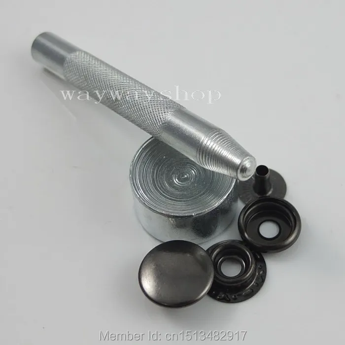 50 шт 5/8 'ཋ мм оснастка Кнопка шпилька + одна застежка Быстрая заклепка кнопка