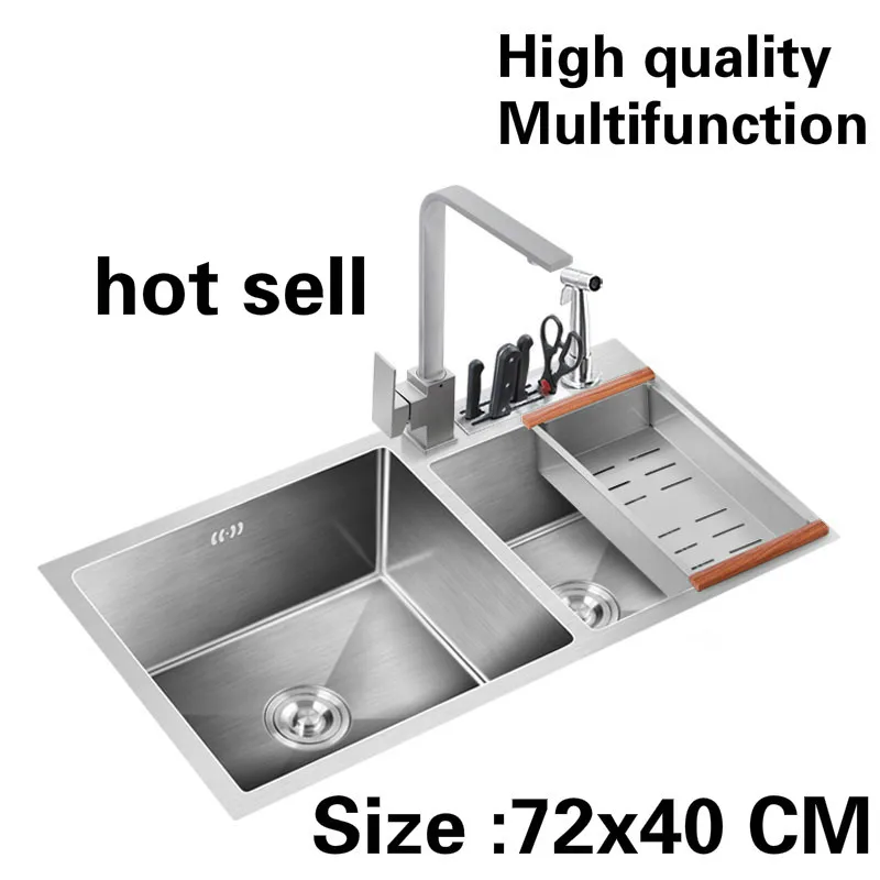 Бесплатная доставка многофункциональная мойка для овощей роскошная кухонная