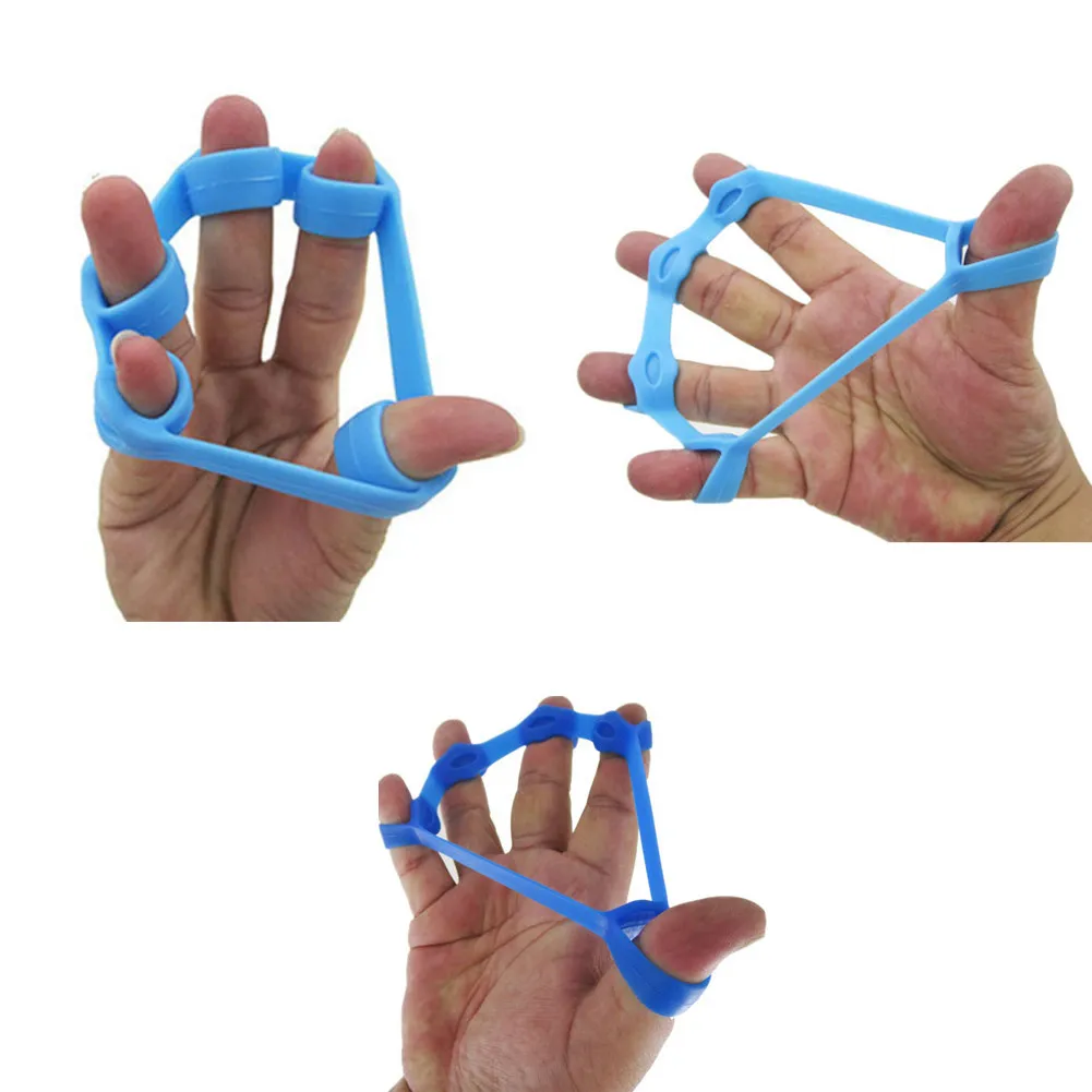 High Quality 3 Pcs Finger Stretcher Strength Trainer Fingers Exercise Practice Equipments Climbing Grips Workout For Men Women N |