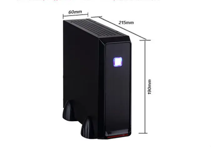 Free Shipping Brand New Realan E-3019 mini-ITX desktop computer case ideal HTPC chassis with 120Watt power supply | Компьютеры и офис