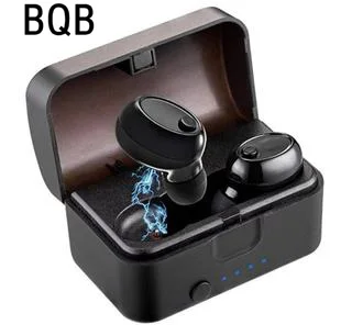 2019 Новинка BQB Bluetooth 5 0 мини гарнитура бинауральная стерео Поддержка дисплей