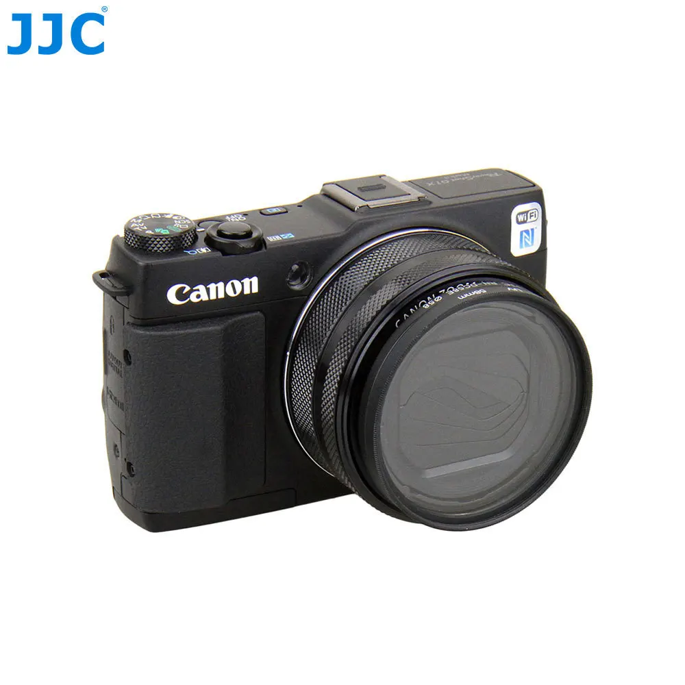 JJC 58 мм фильтр адаптер объектива Кепки Нитки кольцо трубка для Canon G1X Mark II Заменяет FA-DC58E(RN-DC58E