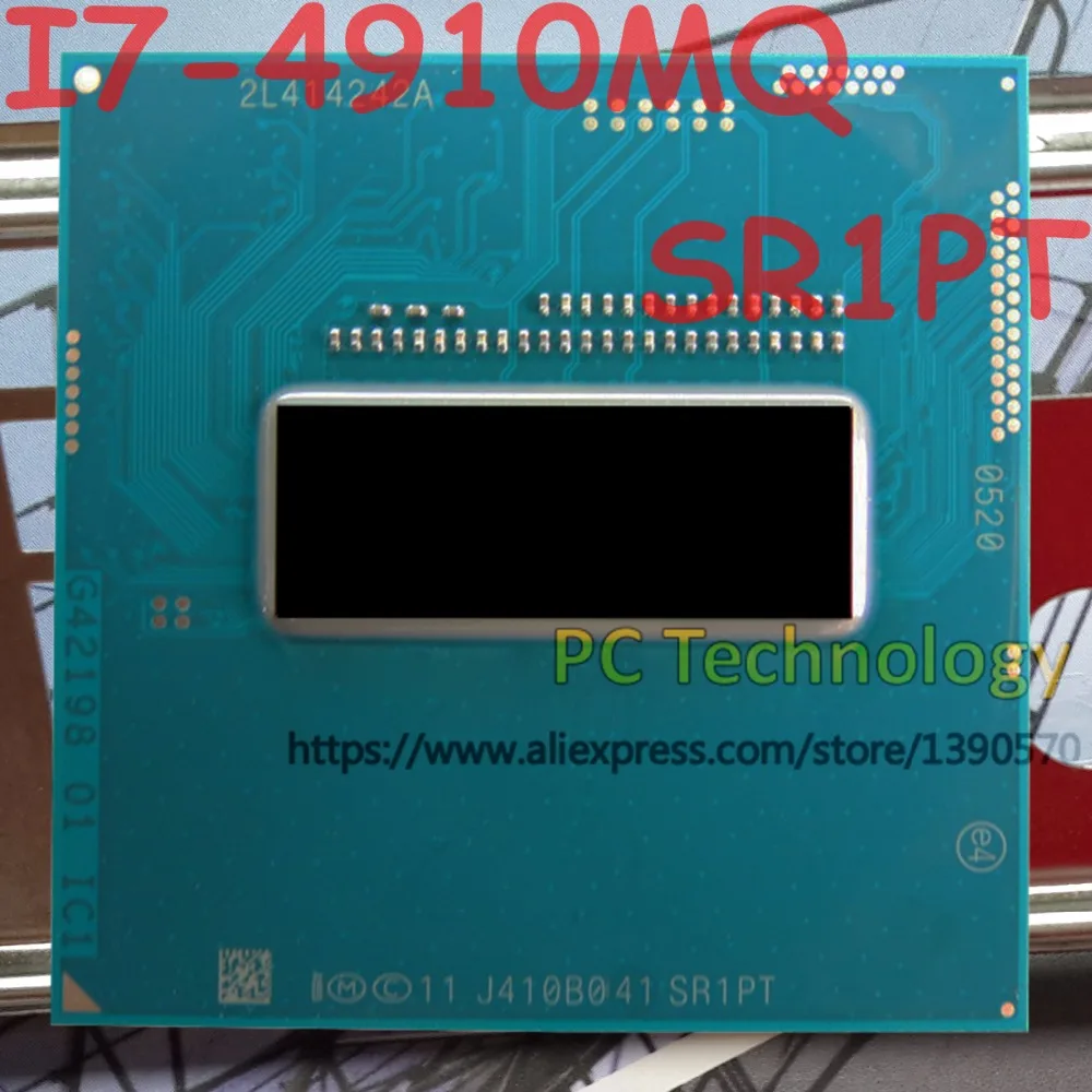 Intel Core I7-4910MQ SR1PT Процессор I7 4910MQ процессор 2,9 ГГц-3,9 ГГц L3 = 8 м Quad core мы отправляем заказ в течение 1 дня