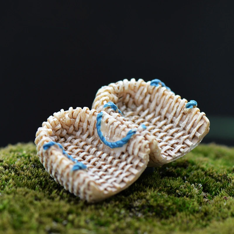 1 шт. Милые Смолы Двойной Совок Diy Фея Сад Ремесло Украшения Миниатюрный Микро Gnome