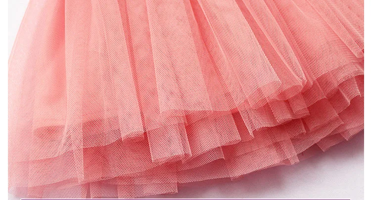 Летняя Милая пышная мягкая фатиновая юбка пачка для маленьких девочек