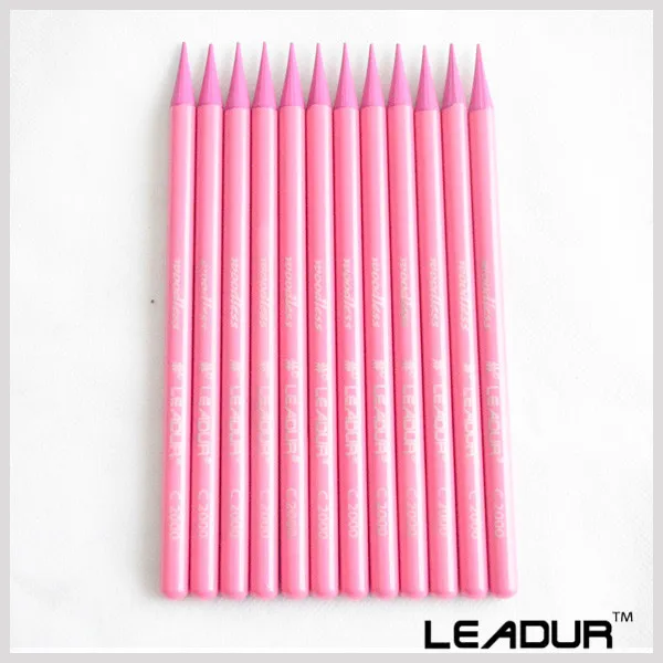 12 шт./компл. Карандашный Рисунок Цвет Розовый Безлесная Карандаш для Детей
