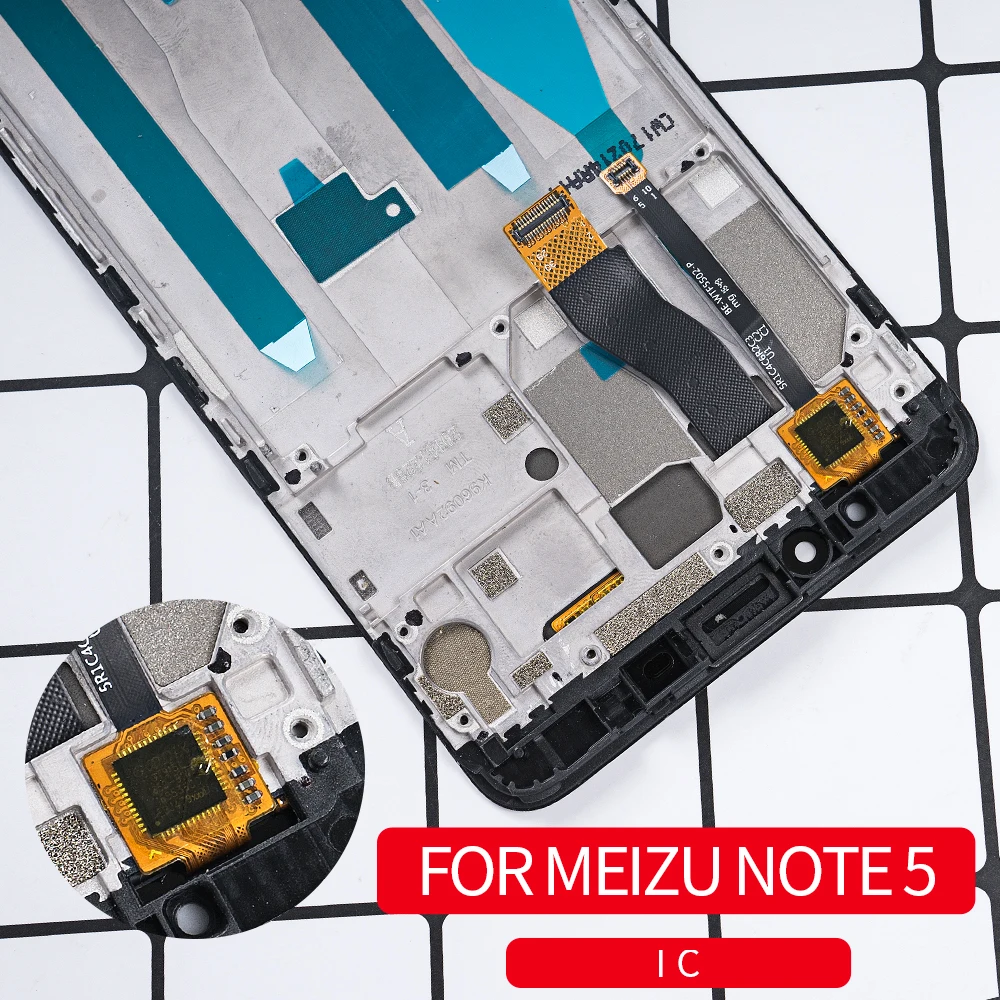 ЖК дисплей OTMIL 5 дюйма IPS для Meizu M5 NOTE с сенсорным экраном и рамкой MEIZU Note M621H M621M M621Q