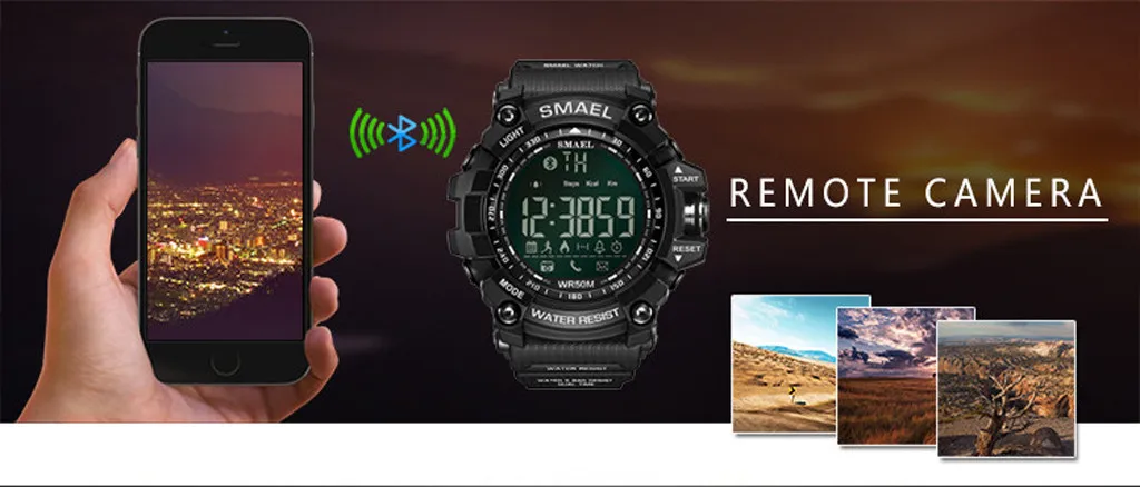 SMAEL Модные мужские Смарт-часы Bluetooth цифровые спортивные наручные часы водонепроницаемые спортивные часы электронные цифровые часы Подарки для мужчин