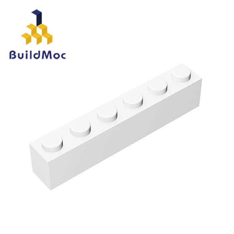 Совместимые детали BuildMOC 3009 1x6 для строительных блоков сделай сам Электрический