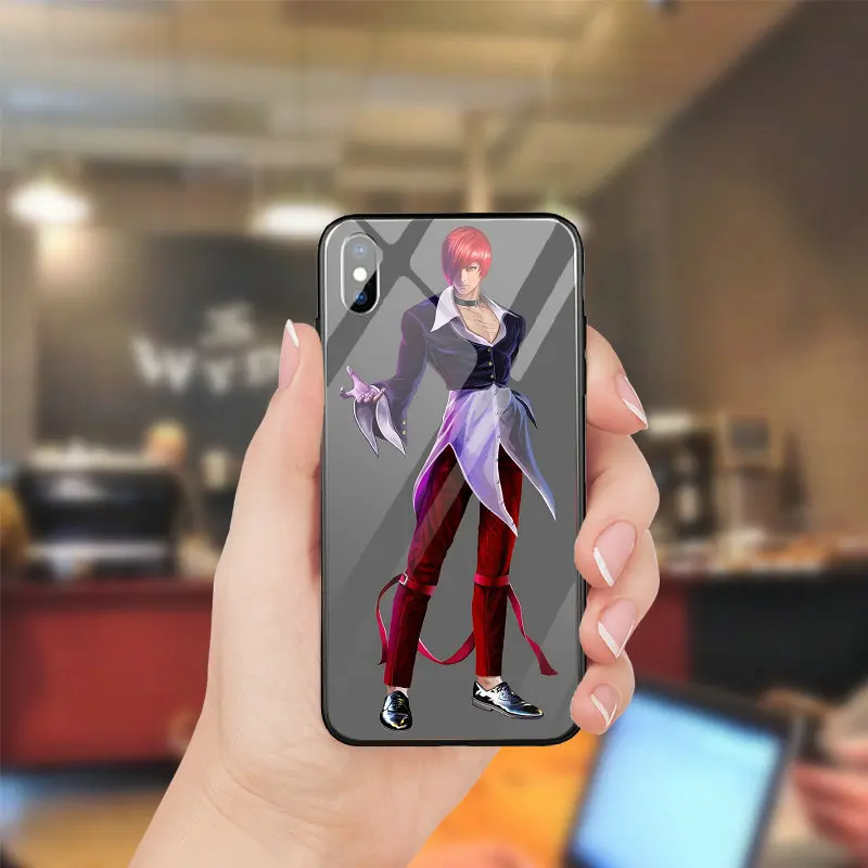 Закаленное Стекло случаи мобильного телефона Coque для Iphone 5 5s se 7 6 S 8 Plus X XR XS Макс