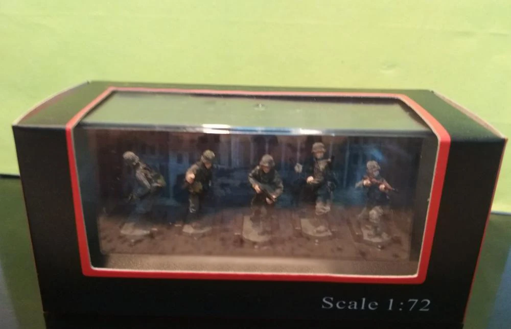 1/72 P803 немецкий пять солдат готовой цветной продукции коллокация Танк модель Военный материал сцены