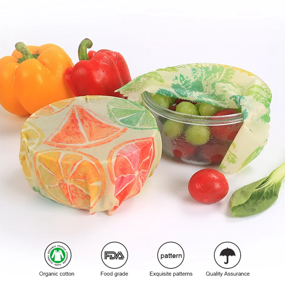 Многоразовая Органическая хлопковая оберточная ткань уплотнение пищевая свежая