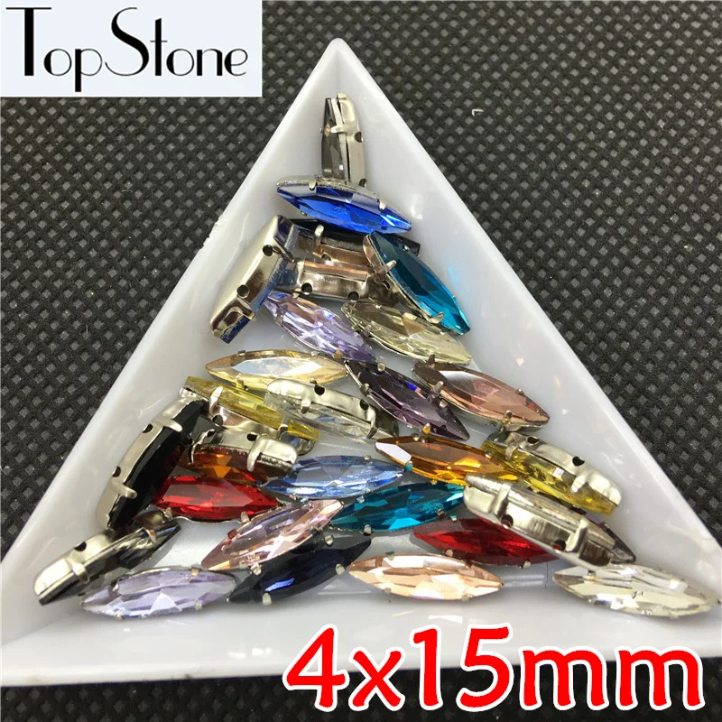 TopStone 4x8 4x15 5x10 7x15 9x18 13x27 17x32 стеклянный Navette Хрустальный необычный камень с