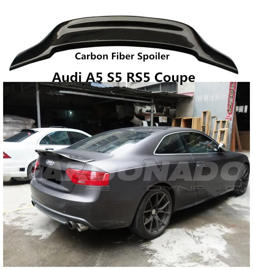 Спойлер из углеродного волокна для Audi A5 S5 RS5 Coupe 2009 2019 высококачественные спойлеры