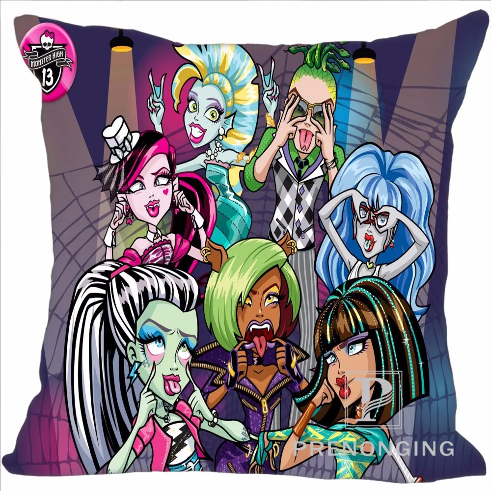 Заказная наволочка Culaura Clawdeen Monster High квадратная Подушка на молнии с рисунком(с одной стороны) 180117#91