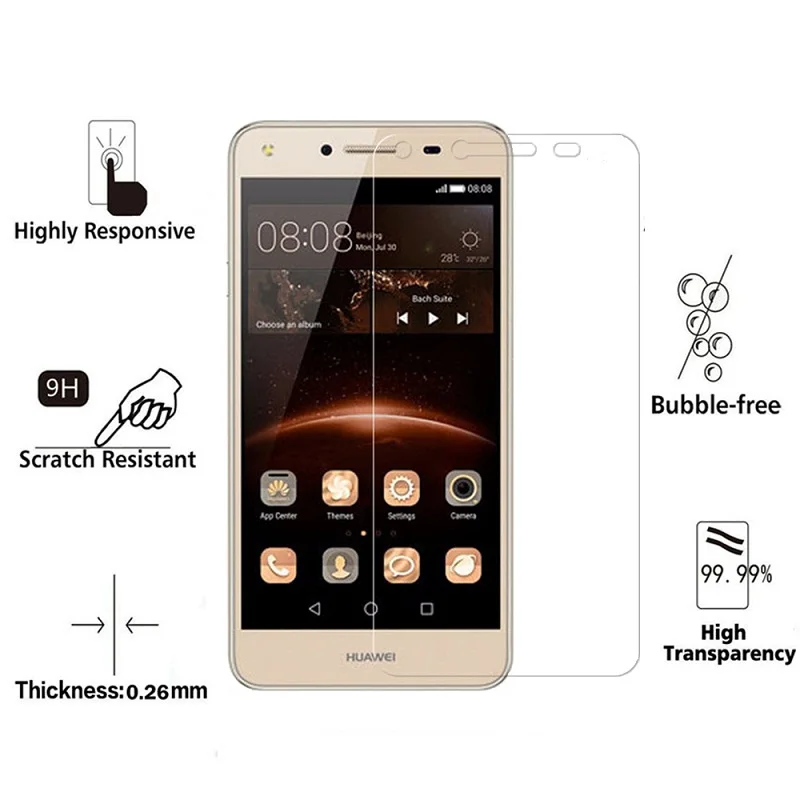 9H 2.5D для Huawei Y5II Y5 2 ii CUN-U29 CUN-L21 CUN-L01 Y6 II Compact Honor 5A LYO-L01 защитная пленка из закаленного