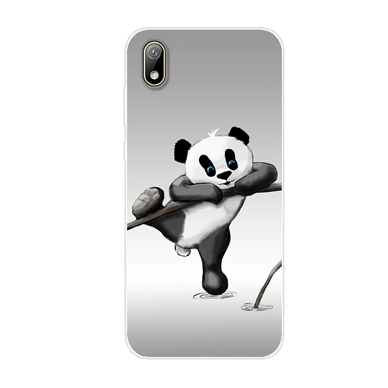 Мягкий чехол для Huawei Y5 2019 силиконовый чехол-накладка из ТПУ с мультяшным рисунком