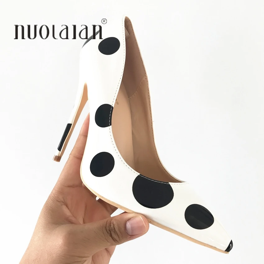 

2019 Brand Fashion Sexy Women Pumps Patent Leather Ladies High Heels Pointed Toe High Heel Dress Party Shoes Woman zapatos mujer