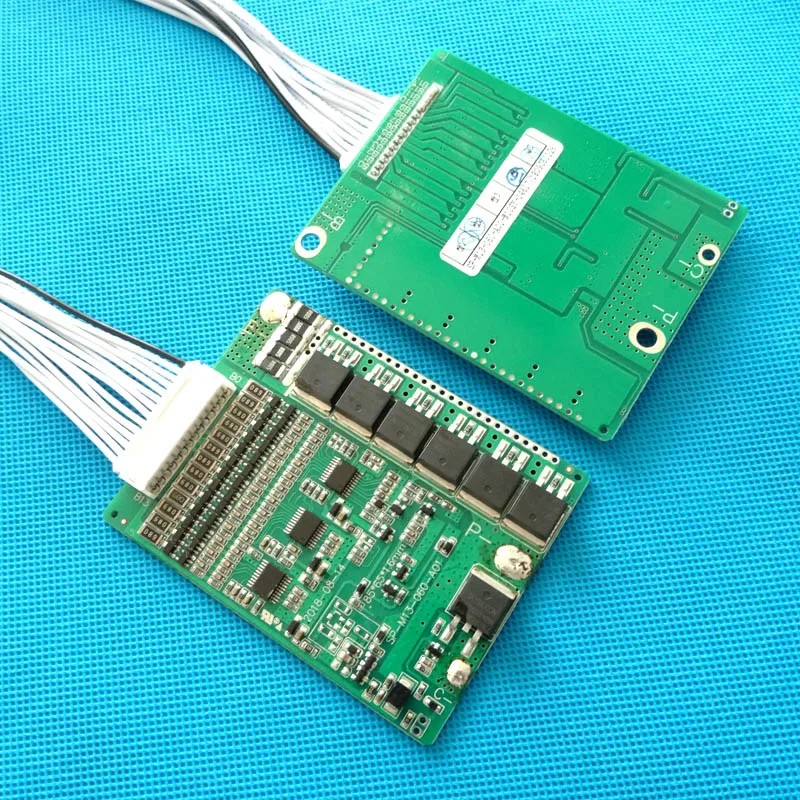 Малый размер BMS L85* W65* H6.5 мм, 13S 48V 30A литий-ионный аккумулятор BMS, для 13S 48V E-bike аккумулятор, с функцией баланса