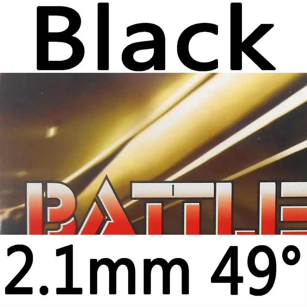 black 2.1mm H49 RITC 729 Дружба битва II битва 2 BATTLE2 липкая пипс-в настольный теннис пинг понг Резина с губкой 2,1 мм - Цвет: black 2.1mm H49