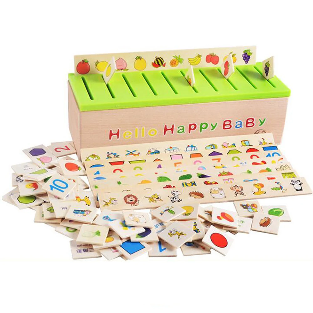 Монтессори Обучающий набор для малышей раннего образования игрушки с коробкой