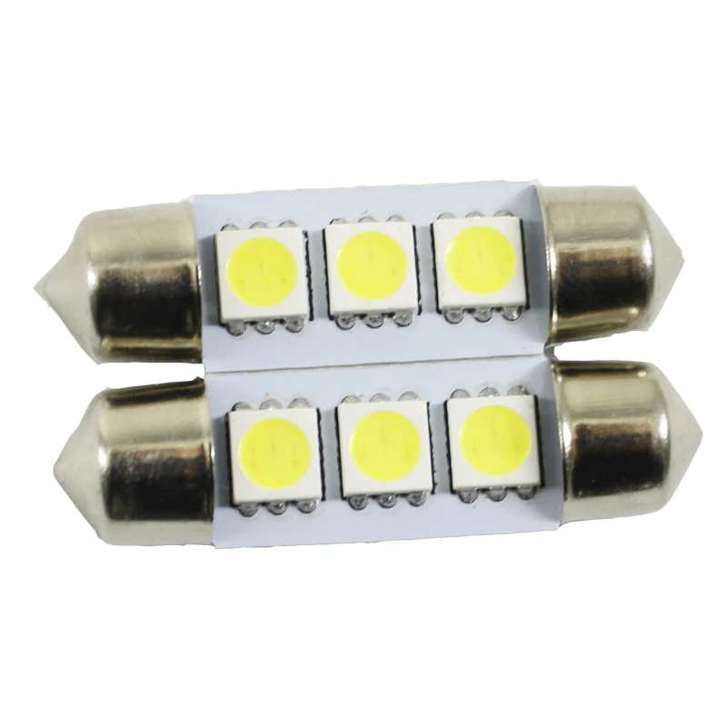 2 x гирлянда C5W LED 36 мм 39 41 лампы для чтения купол свет авто Интерьер DC 12v Белый |