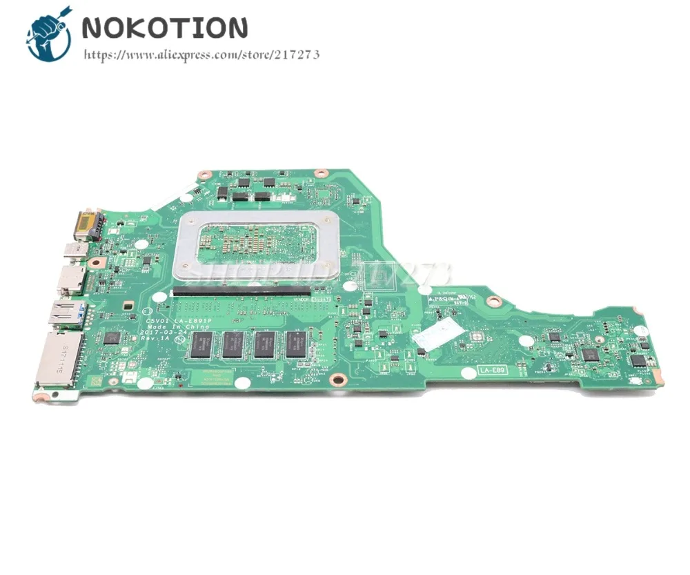 NOKOTION для acer aspire A515 A515-51 материнская плата для ноутбука SR3LA i5-8250U процессор NBGSW11001 C5V01 LA-E891P основная плата