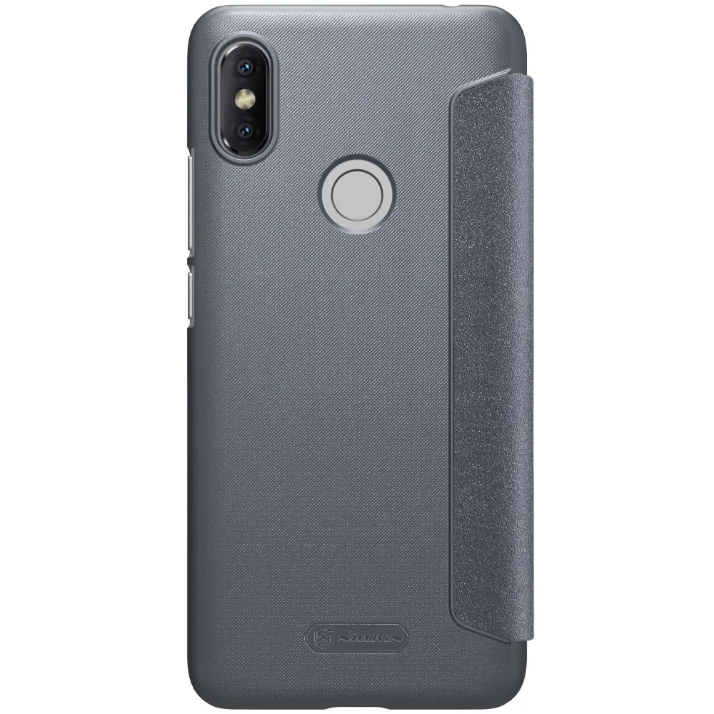 Чехол Nillkin для телефона Xiaomi Redmi S2 блестящий кожаный чехол полная защита откидной |